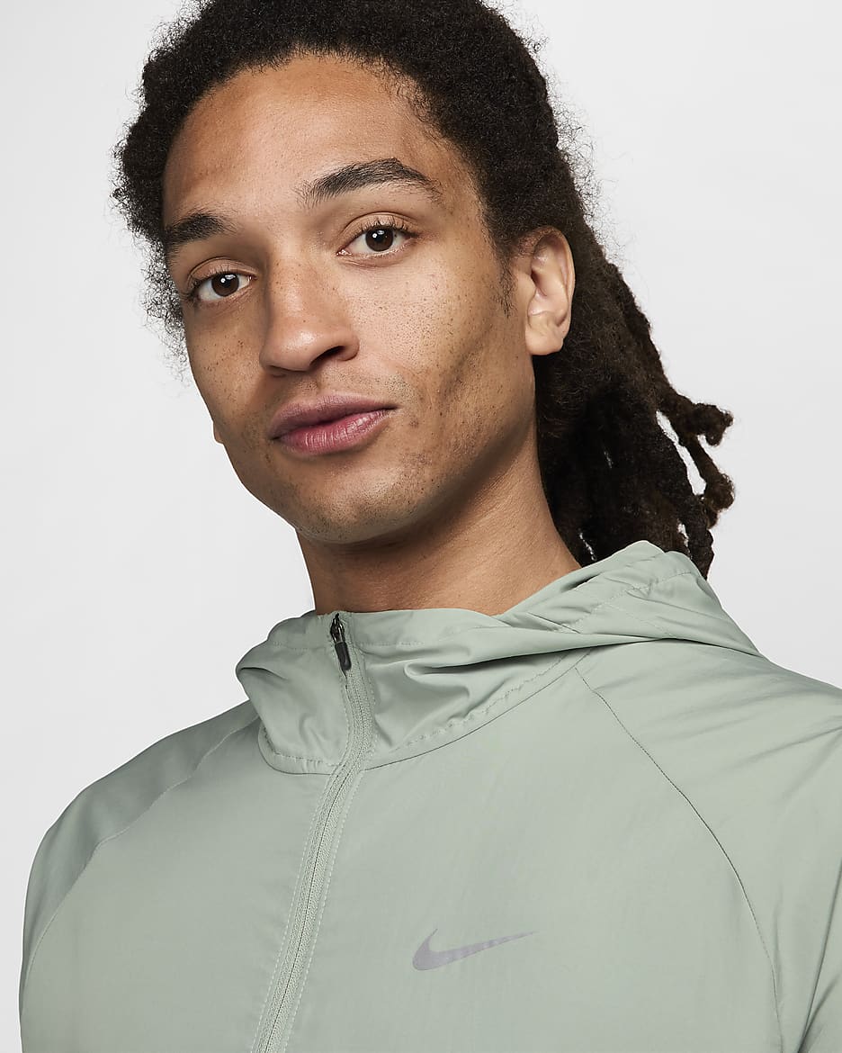 Chamarra de correr Repel para hombre Nike Miler - Horizonte jade/Horizonte jade