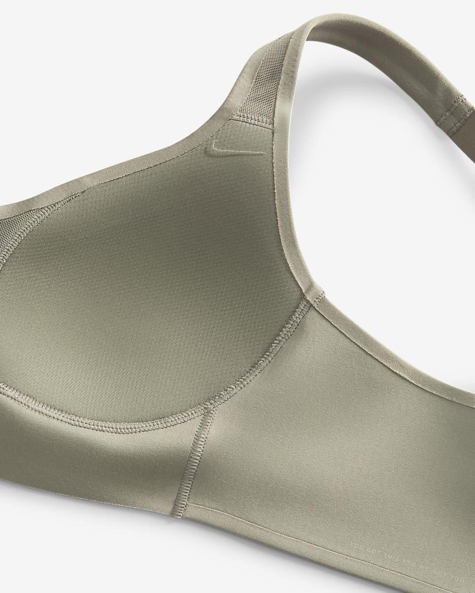 Nike Alate High-Support Women's Padded Convertible Sports Bra - Light Army/White