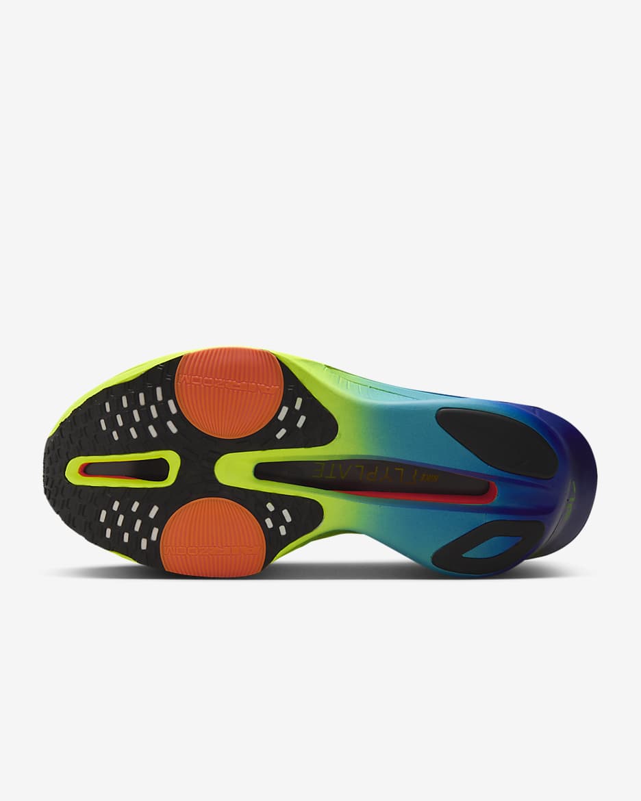Nike Alphafly 3 Men's Road Racing Shoes - Volt/Dusty Cactus/Total Orange/Concord