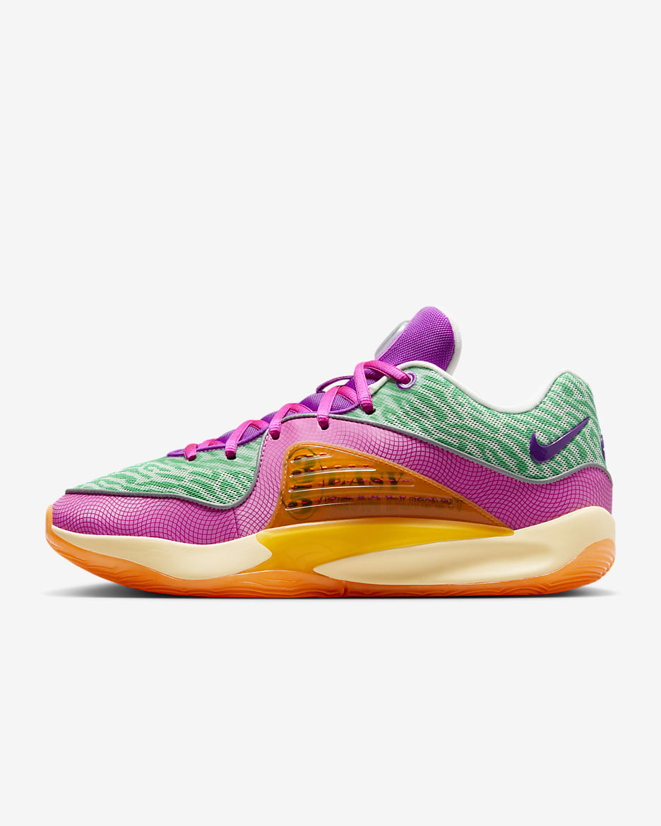 KD16 ASW EP Basketball Shoes - Stadium Green/Barely Green/Playful Pink/Hyper Violet