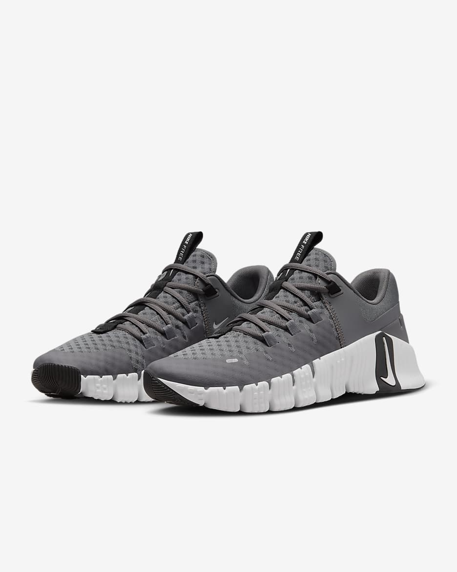 Nike Free Metcon 5 (Team) Men's Workout Shoes - Gunsmoke/Black/White