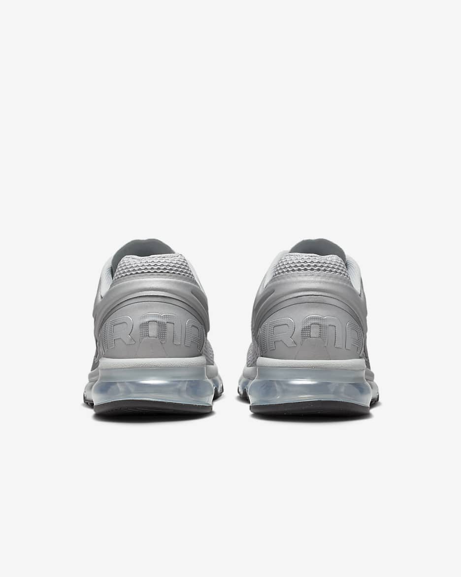 รองเท้าผู้ชาย Nike Air Max 2013 - Metallic Silver/ดำ/Flat Silver/Metallic Silver