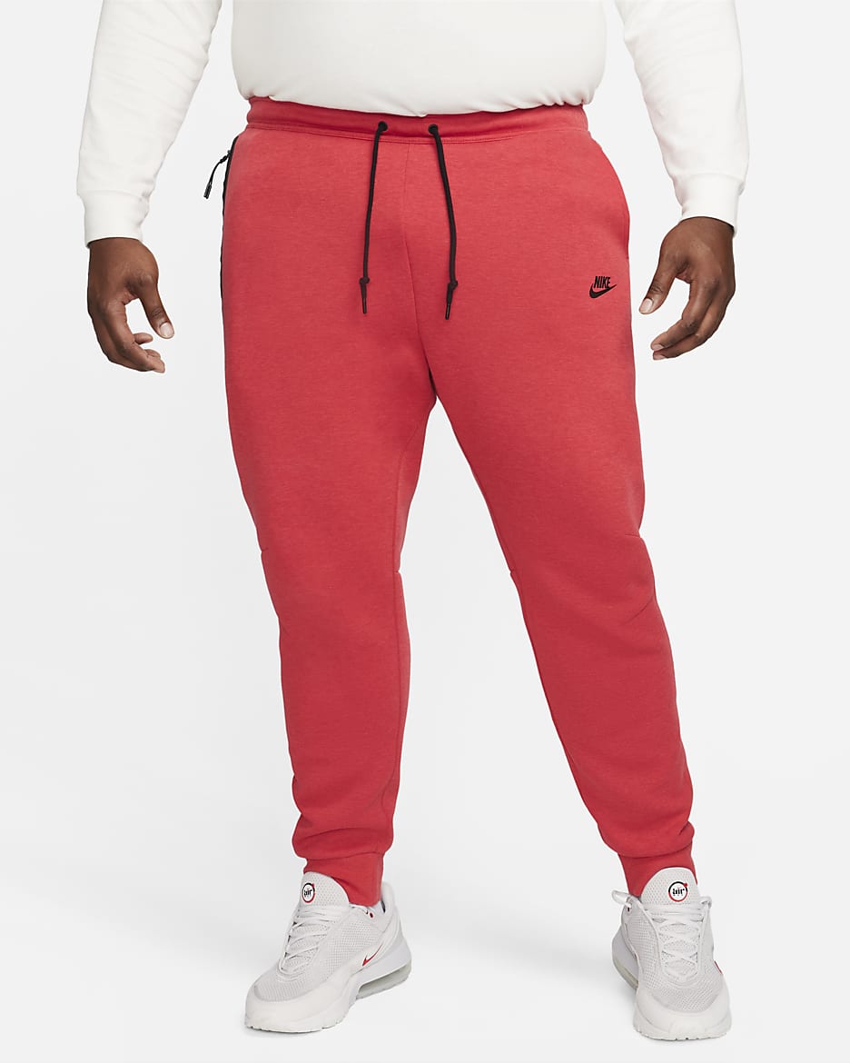 Nike Sportswear Tech Fleece Jogger - Hombre - Light University Red Heather/Negro