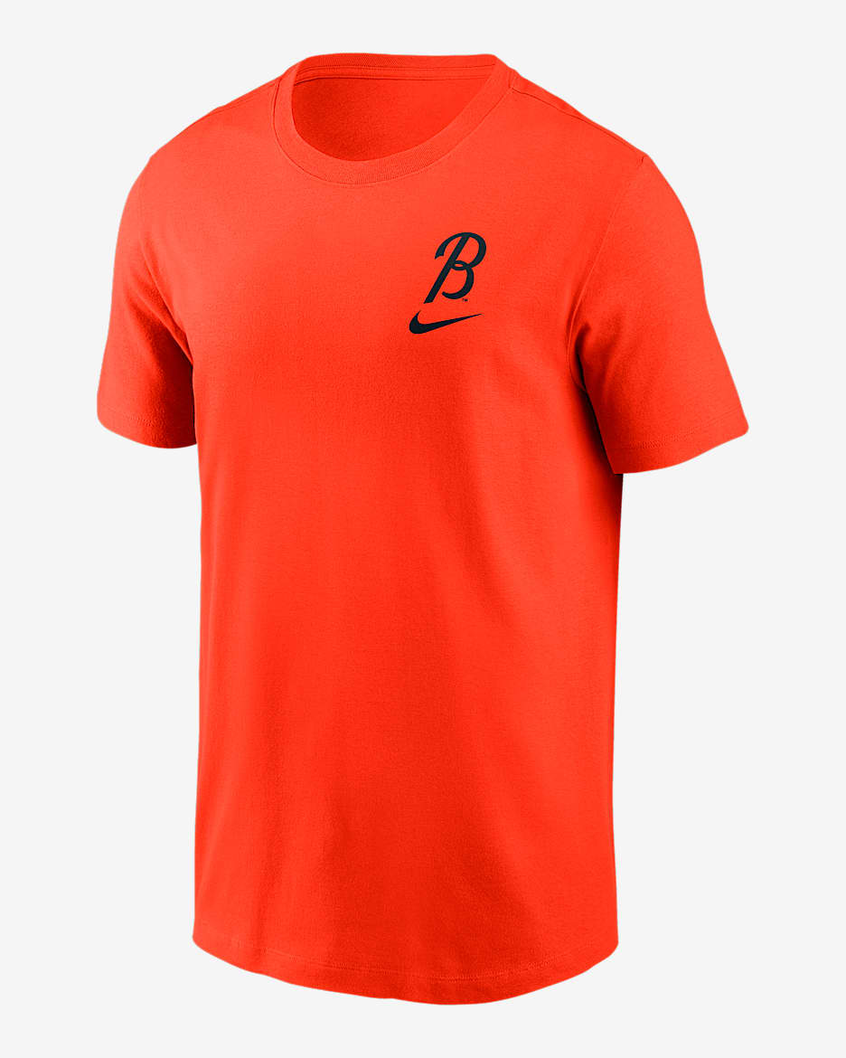 Baltimore Orioles City Connect 2-Hit Men's Nike MLB T-Shirt - Orange
