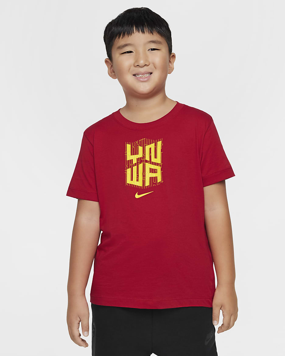 Ποδοσφαιρικό T-Shirt Nike Λίβερπουλ για μεγάλα παιδιά - Gym Red