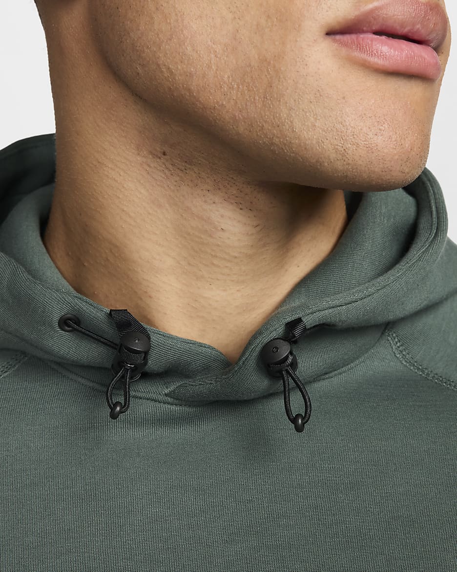 Nike Sportswear Tech Fleece Men's Pullover Hoodie - Vintage Green/Black