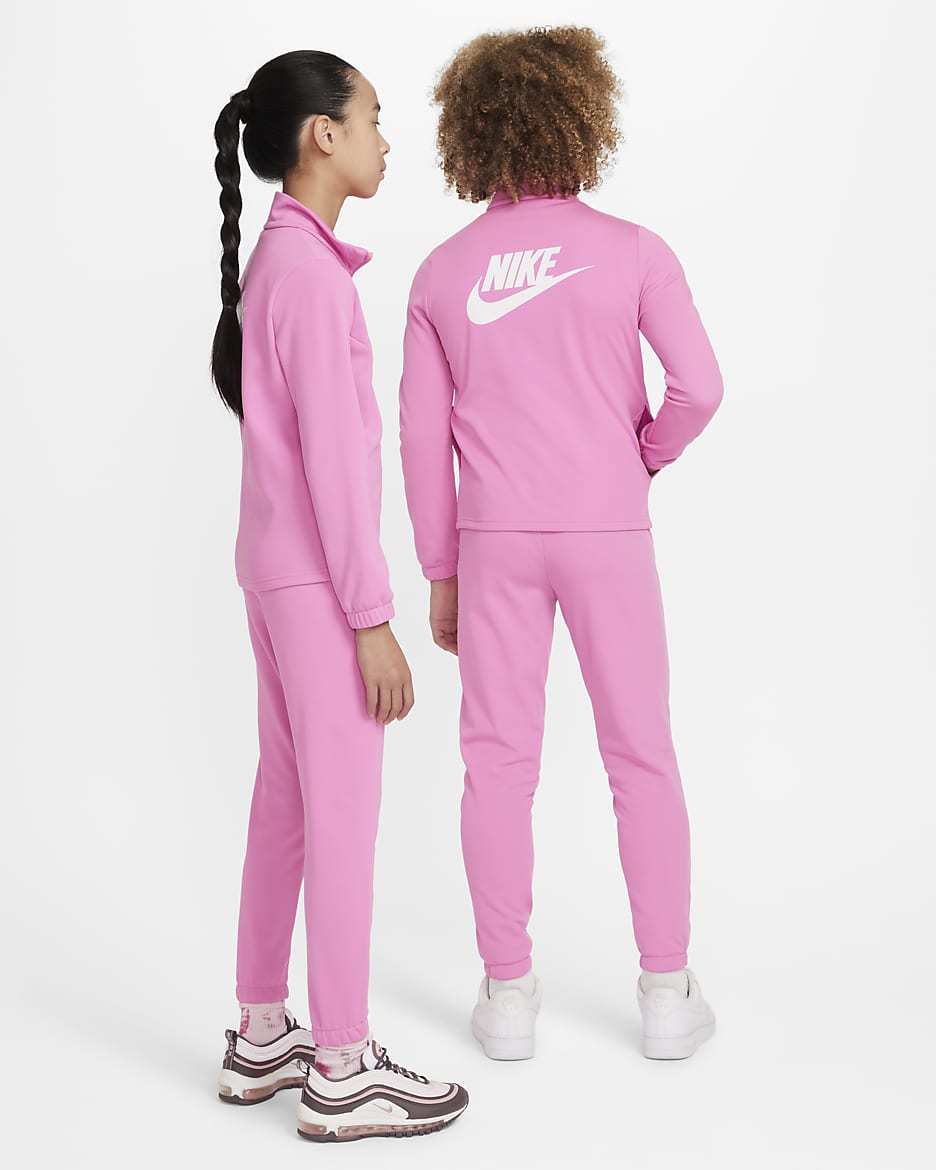 Conjunto de entrenamiento para niños talla grande Nike Sportswear - Rosa alegre/Rosa alegre/Blanco