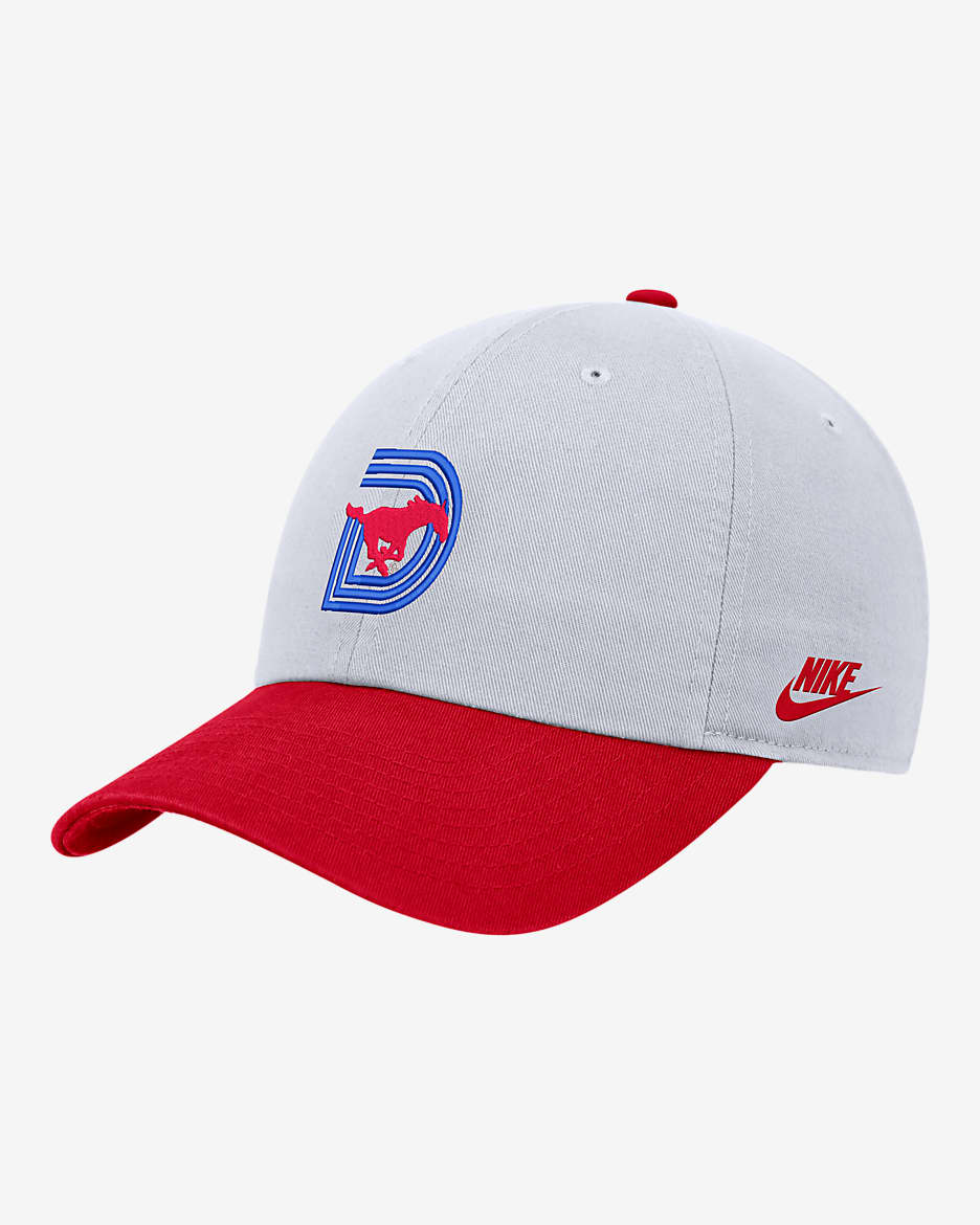 SMU Nike College Campus Cap - White