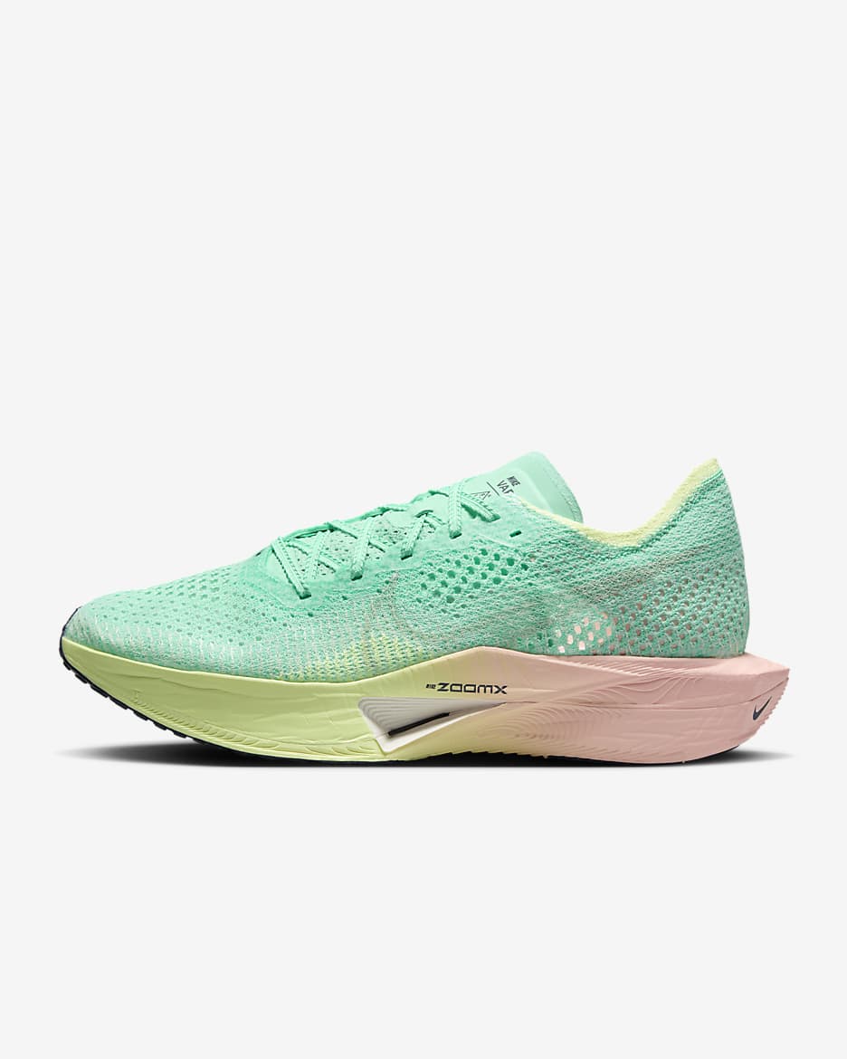 Nike Vaporfly 3 Women's Road Racing Shoes - Mint Foam/Sunset Tint/Barely Volt/Sail