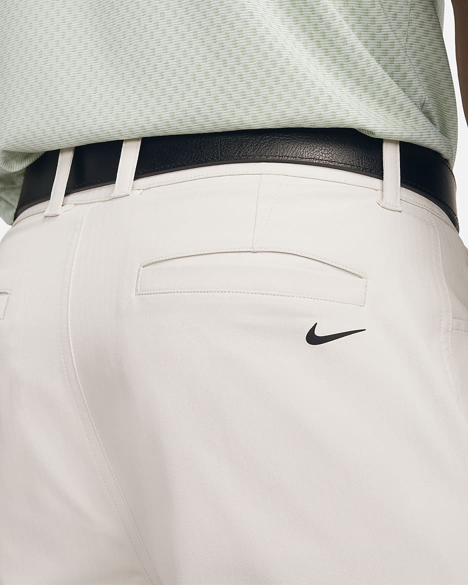 Nike Tour Repel Men's Chino Slim Golf Trousers - Light Bone/Black