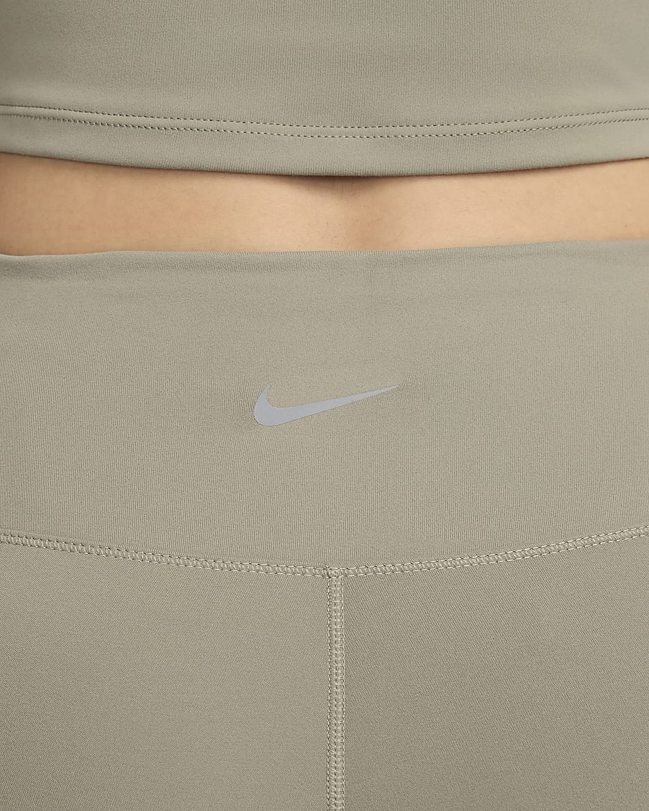 Nike One Women's High-Waisted 7/8 Leggings with Pockets - Light Army/Black