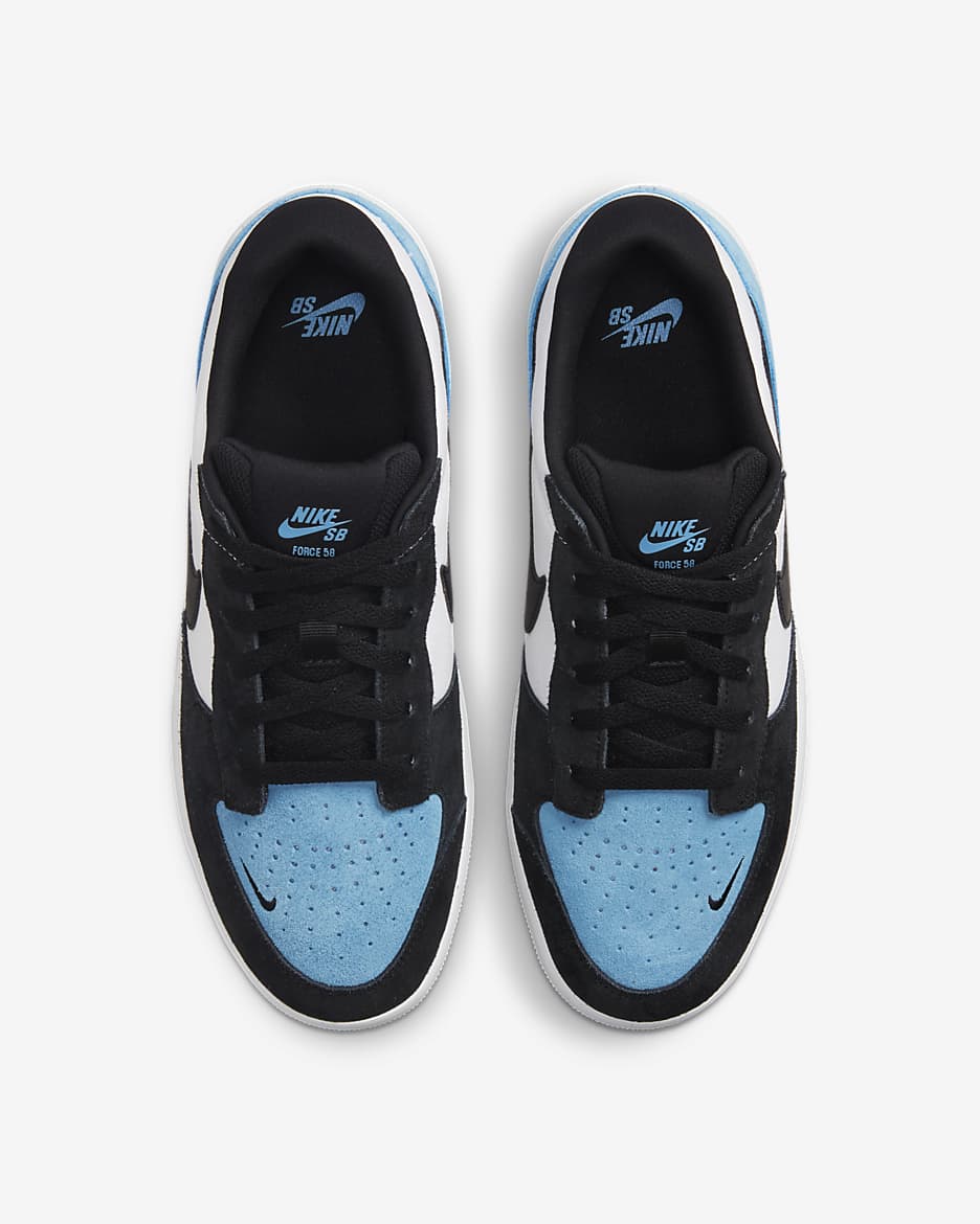 Nike SB Force 58 Skate Shoe - Dutch Blue/White/Black