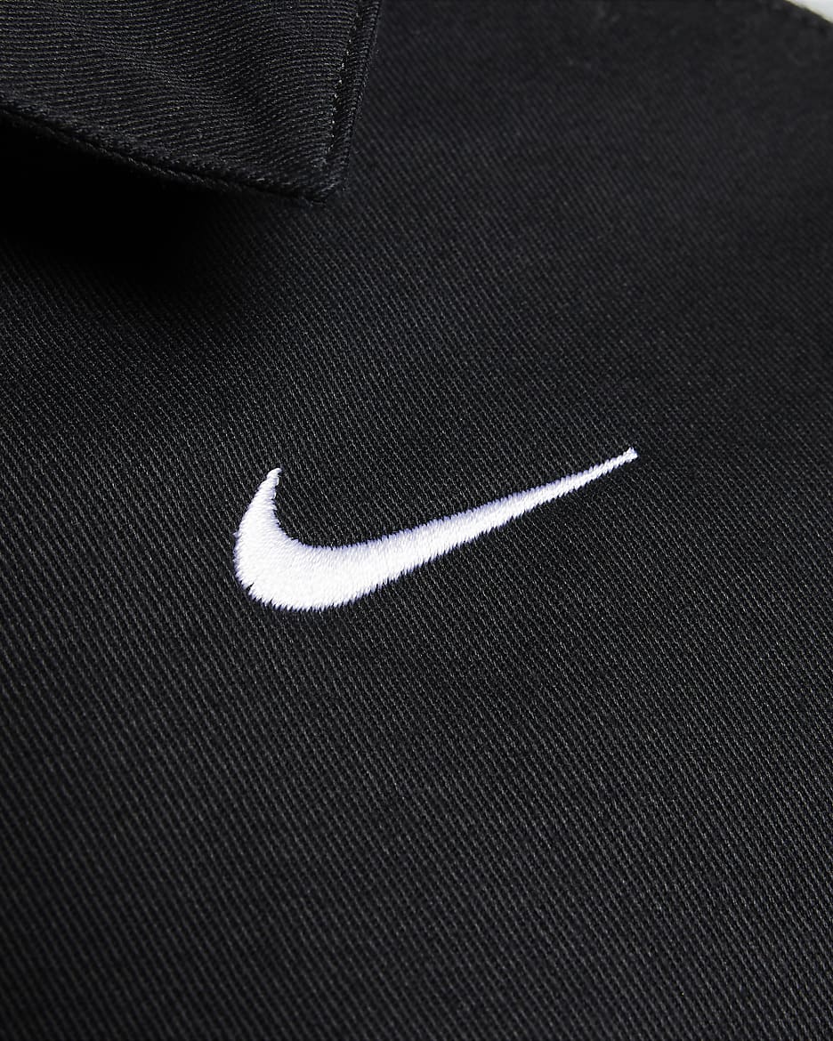 Veste tissée Nike Sportswear pour Femme - Noir/Light Pumice/Blanc