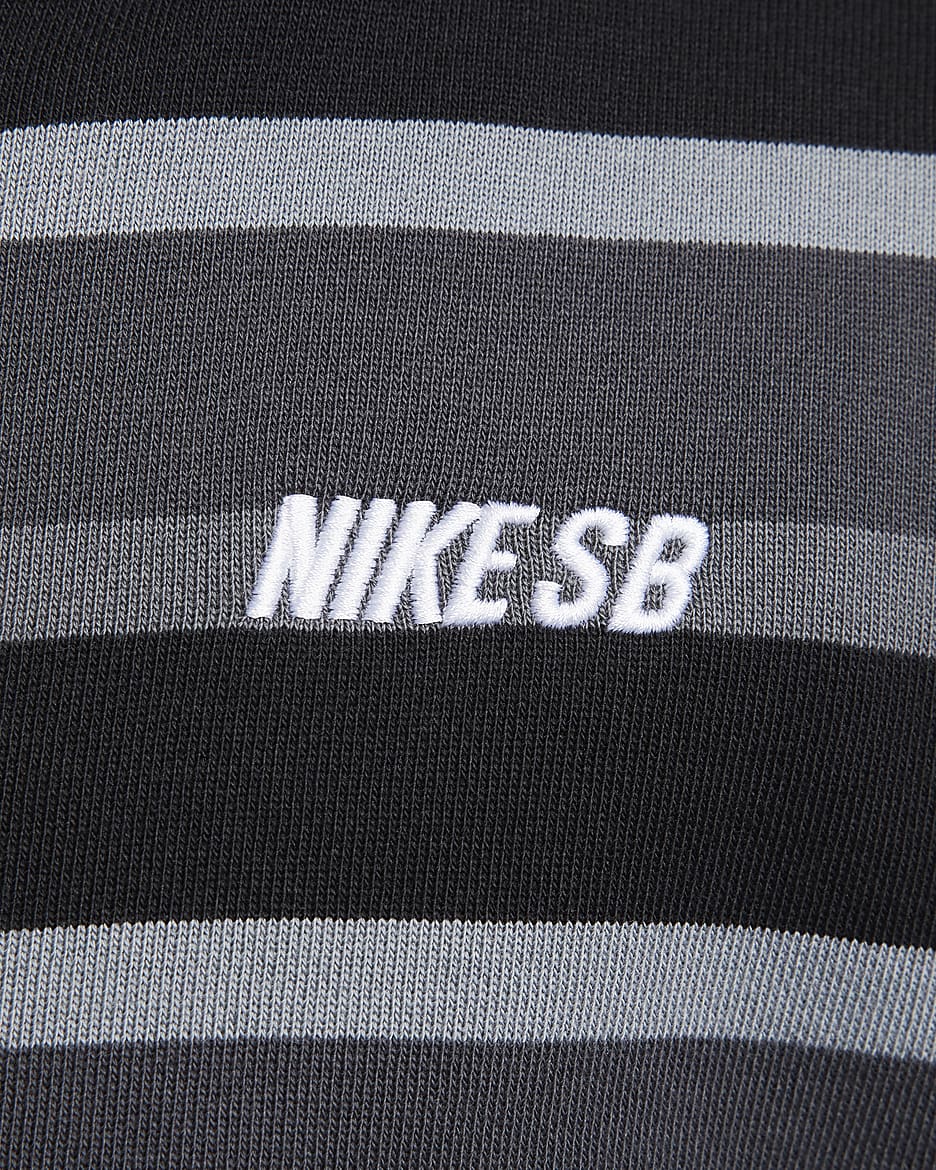 Nike SB Dessuadora amb caputxa i cremallera completa de teixit Fleece de skateboard - Cool Grey/Anthracite/Blanc