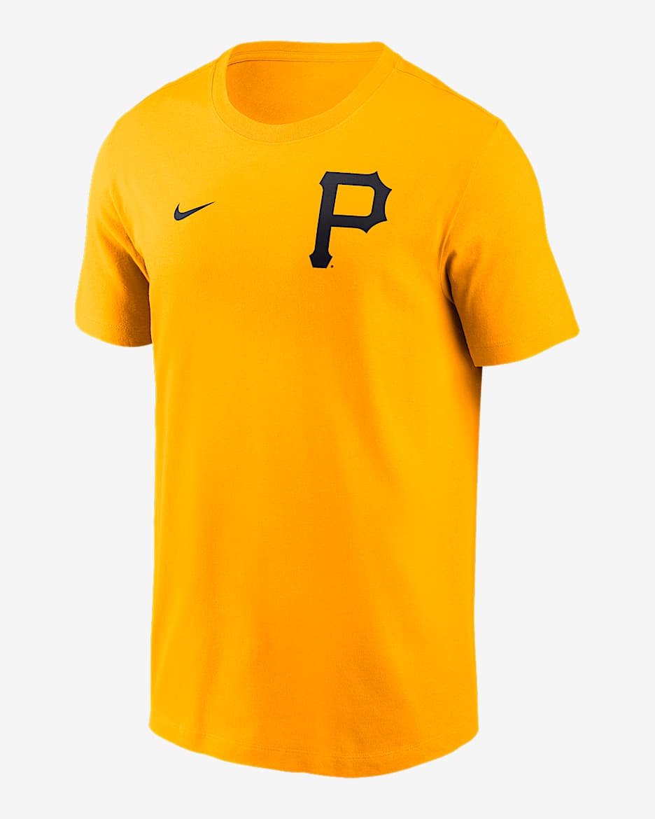 Pittsburgh Pirates 2-Hit Playera Nike de la MLB para hombre - Oro