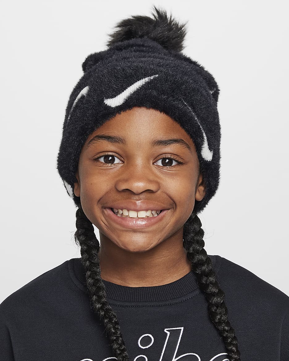 Nike Peak Beanie (ältere Kinder) - Schwarz/Photon Dust