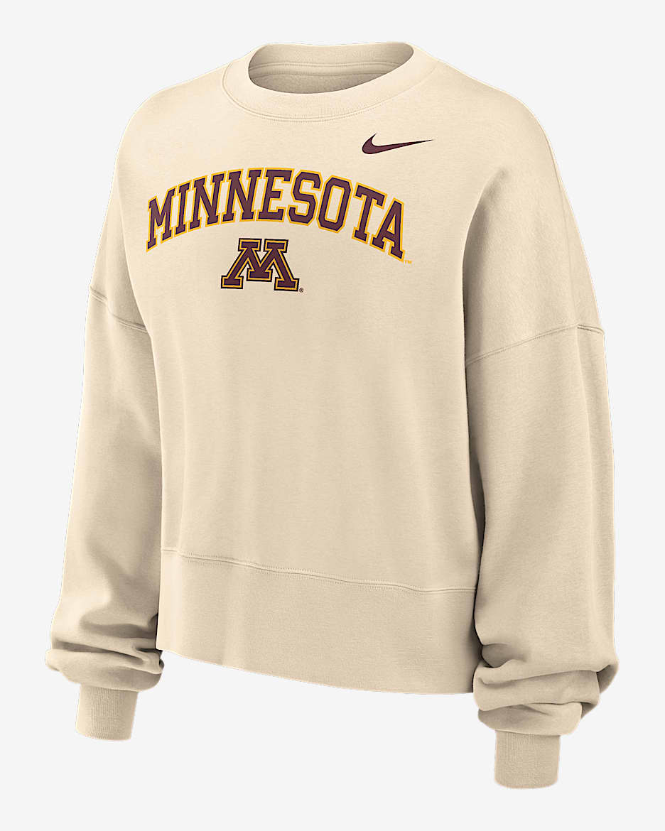 Minnesota Phoenix Fleece Women's Nike College Crew-Neck Sweatshirt - Natural