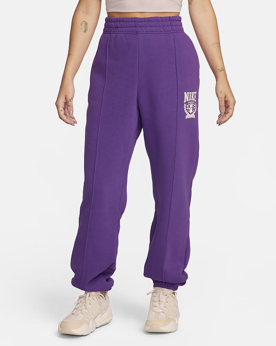 Fleece joggingbyxor Nike Sportswear för kvinnor - Purple Cosmos