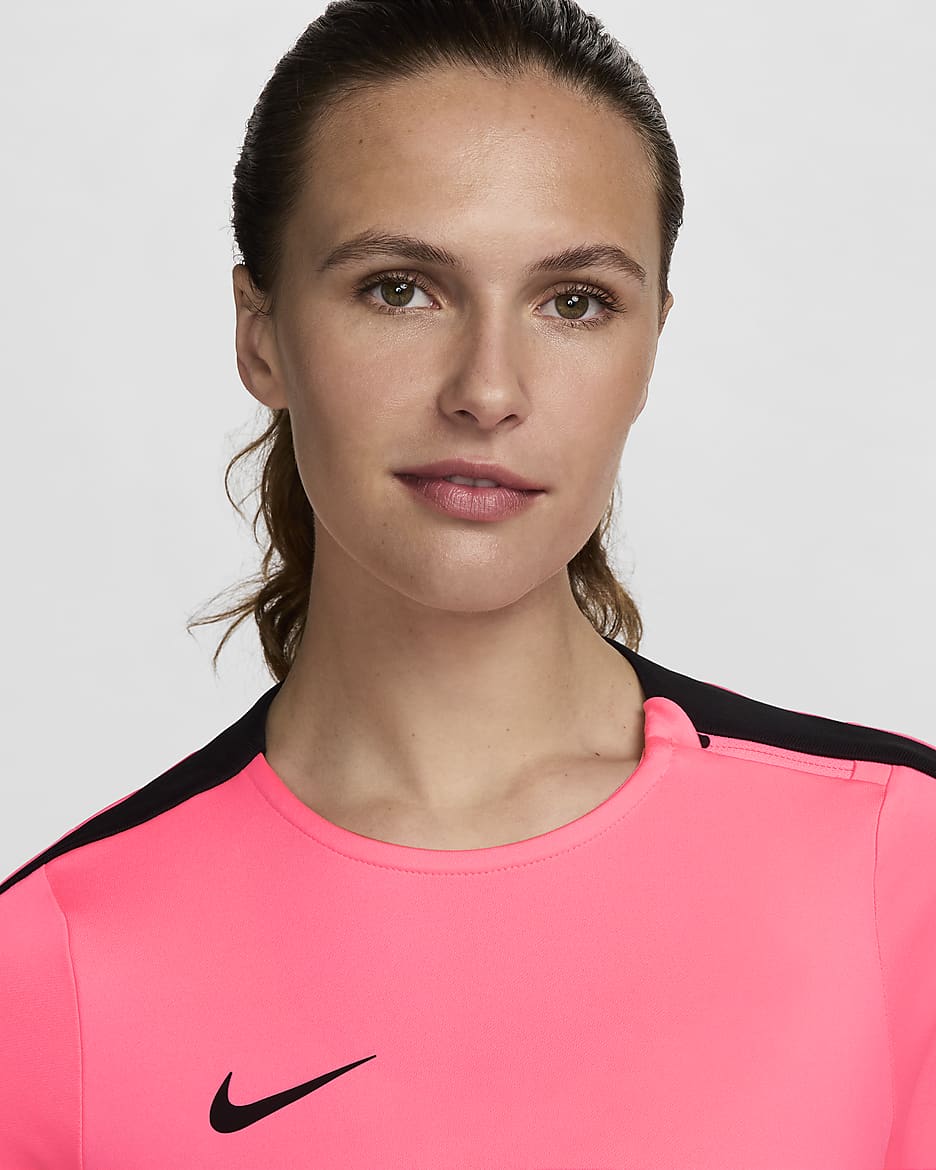 Nike Strike Women's Dri-FIT Crew-Neck Football Top - Sunset Pulse/Black/Black