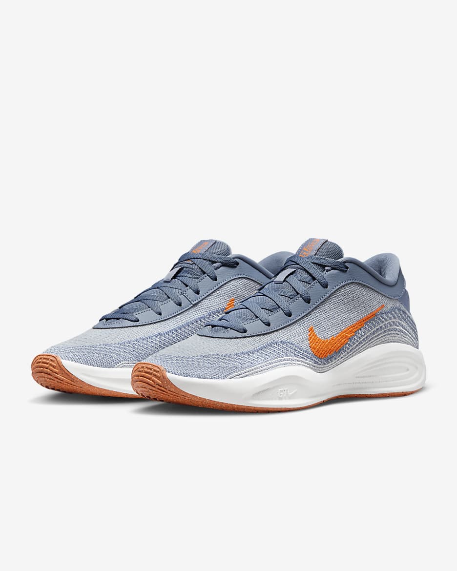 Basketbalové boty G.T. Hustle Academy - Ashen Slate/Platinum Tint/Total Orange