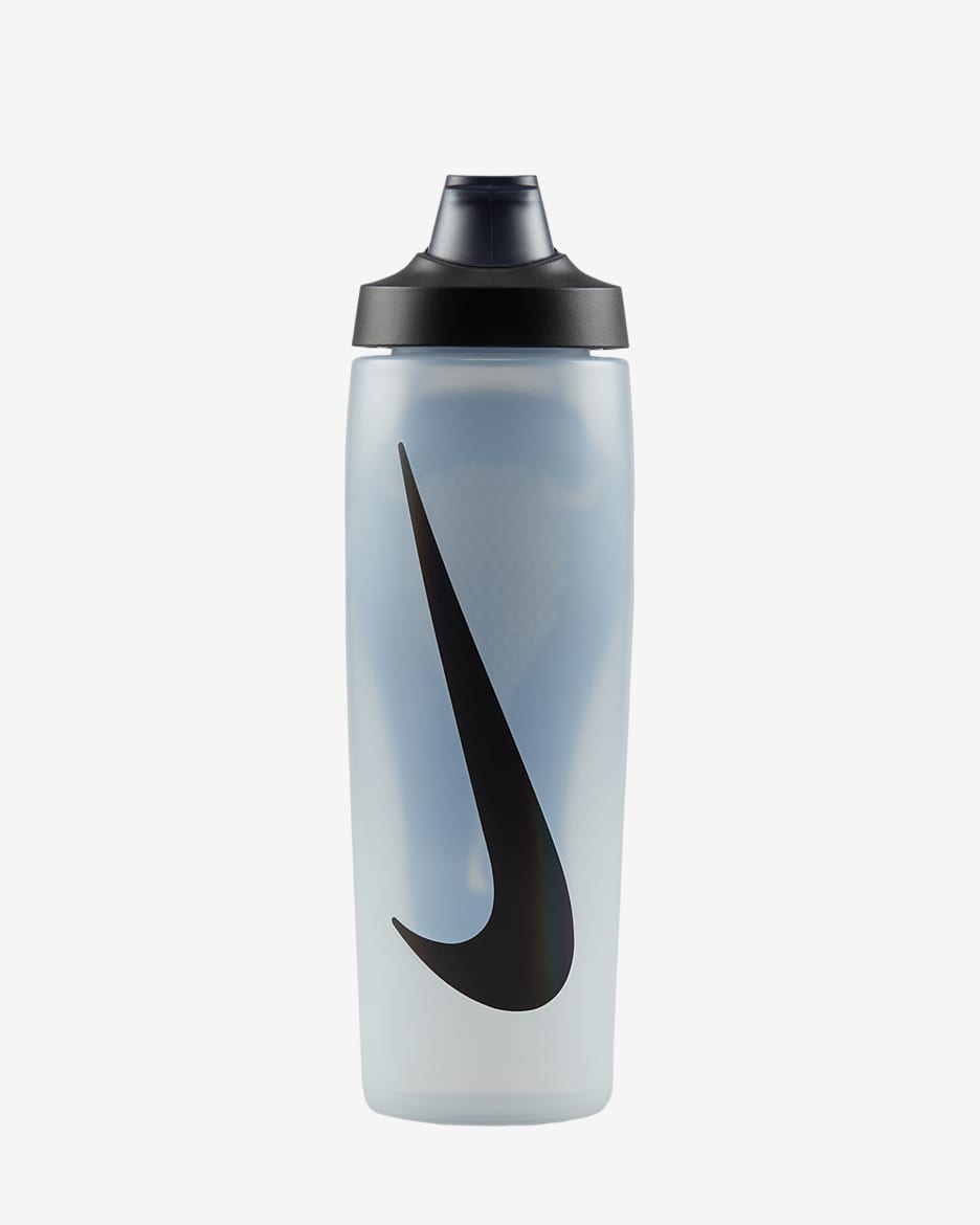 Nike Refuel Ampolla d'aigua amb tap amb bloqueig (700 ml) - Natural/Negre