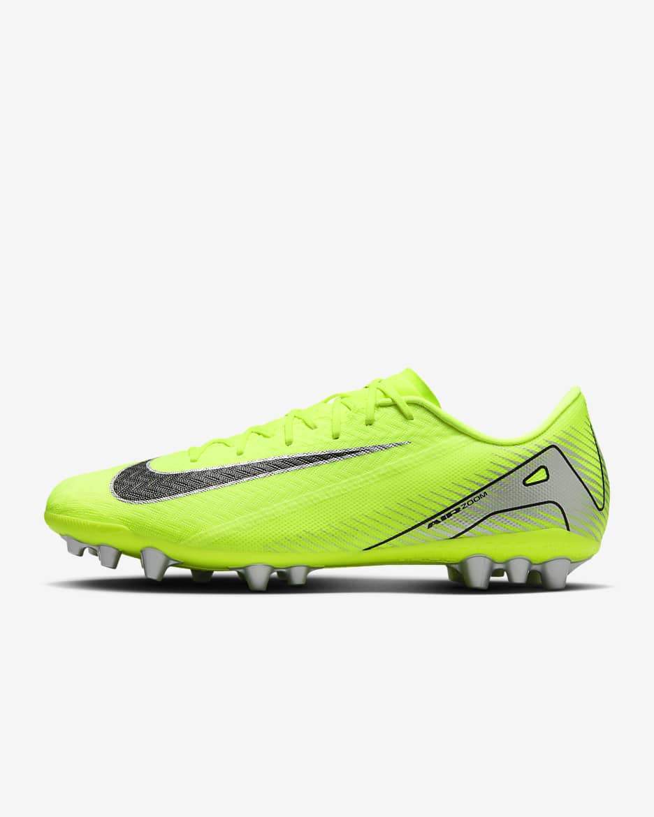 Chaussure de foot à crampons basse pour terrain synthétique Nike Mercurial Vapor 16 Academy - Volt/Noir