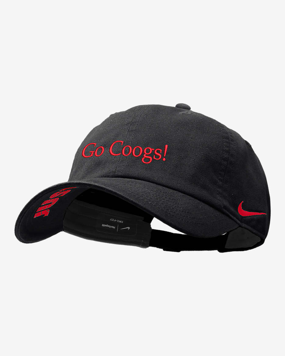 Houston Nike College Cap - Black