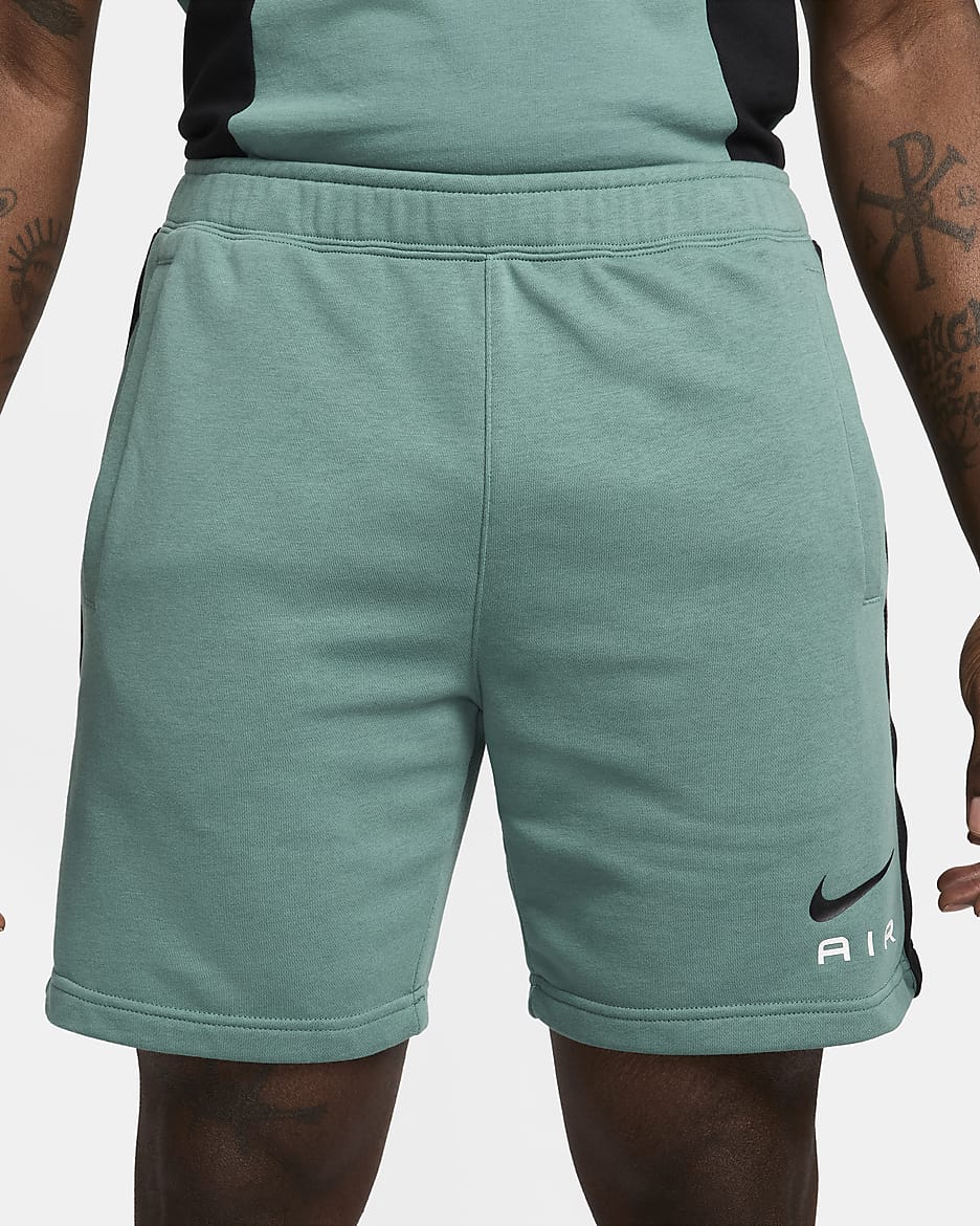 Nike Air Men's French Terry Shorts - Bicoastal/Black