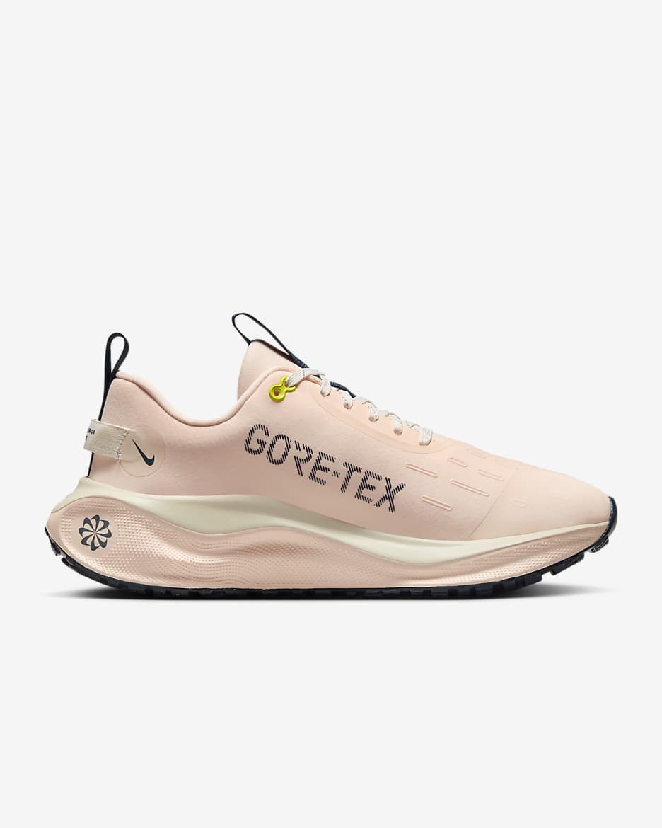 Nike InfinityRN 4 GORE-TEX waterdichte hardloopschoenen voor dames (straat) - Crimson Tint/Cyber/Pale Ivory/Armory Navy