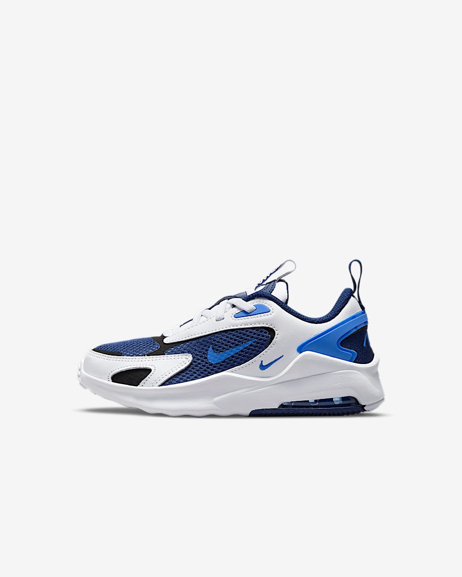 Nike Air Max Bolt Little Kids' Shoes - Blue Void/White/Black/Signal Blue
