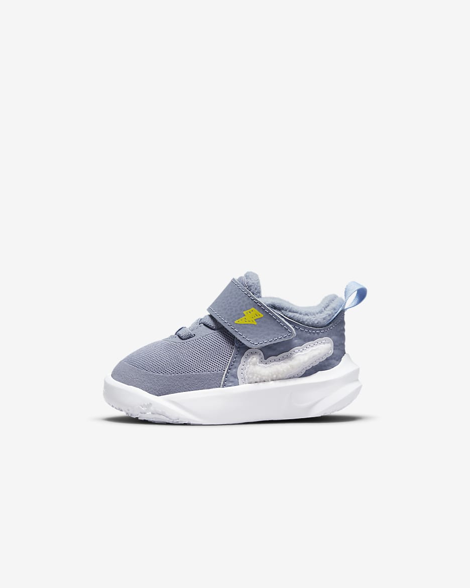 Calzado para bebé e infantil Nike Team Hustle D 10 SE Dream - Pizarra cenizo/Aluminio/Amarillo strike/Blanco