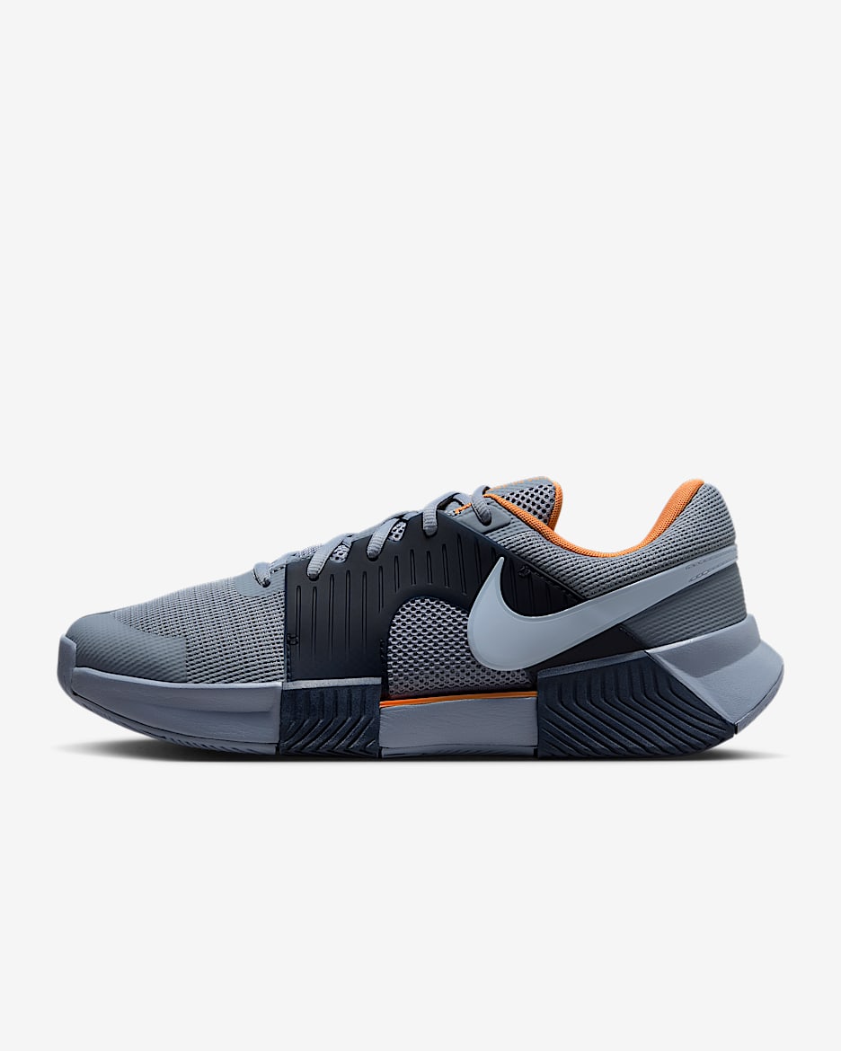 Nike Zoom GP Challenge 1 Men's Hard Court Tennis Shoes - Ashen Slate/Obsidian/Marrakesh/Football Grey