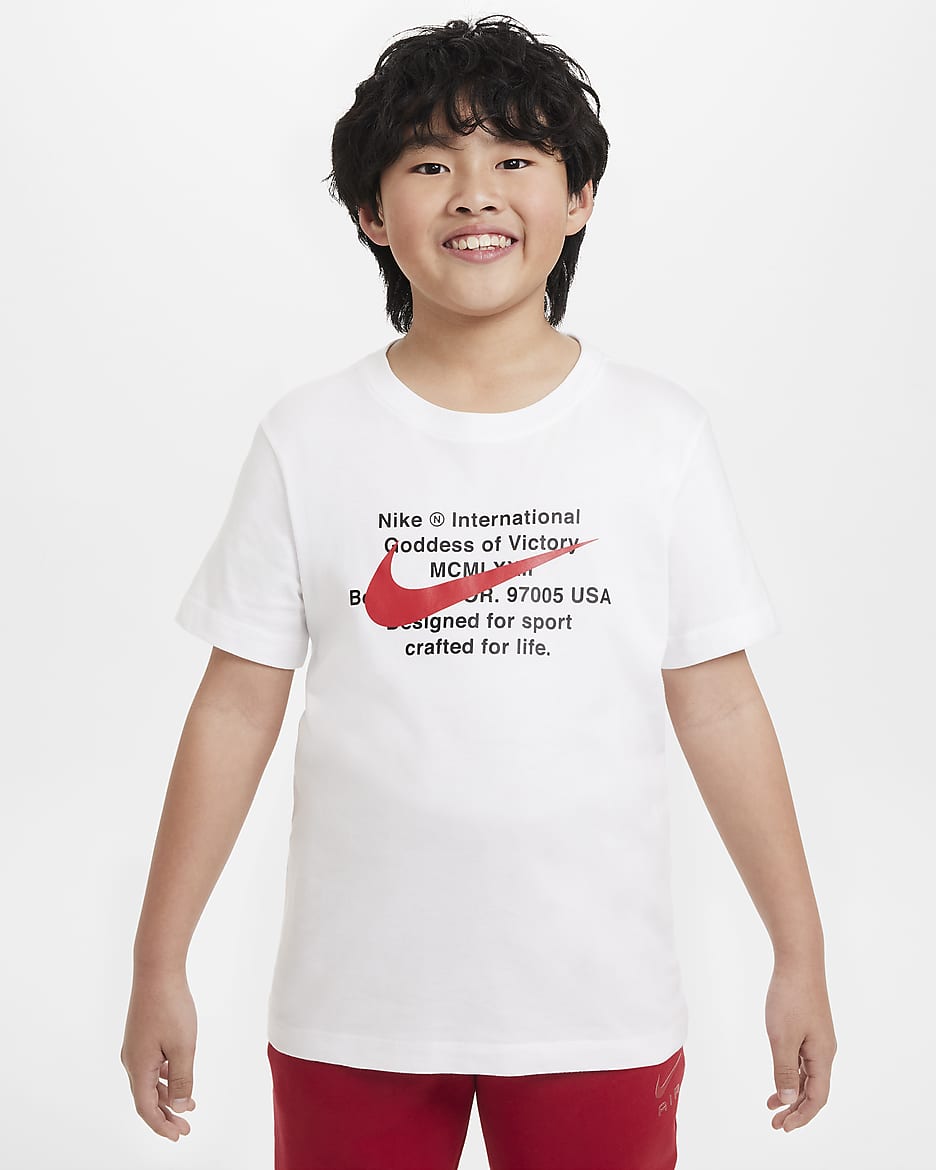 Nike Sportswear T-Shirt für ältere Kinder (Jungen) - Weiß