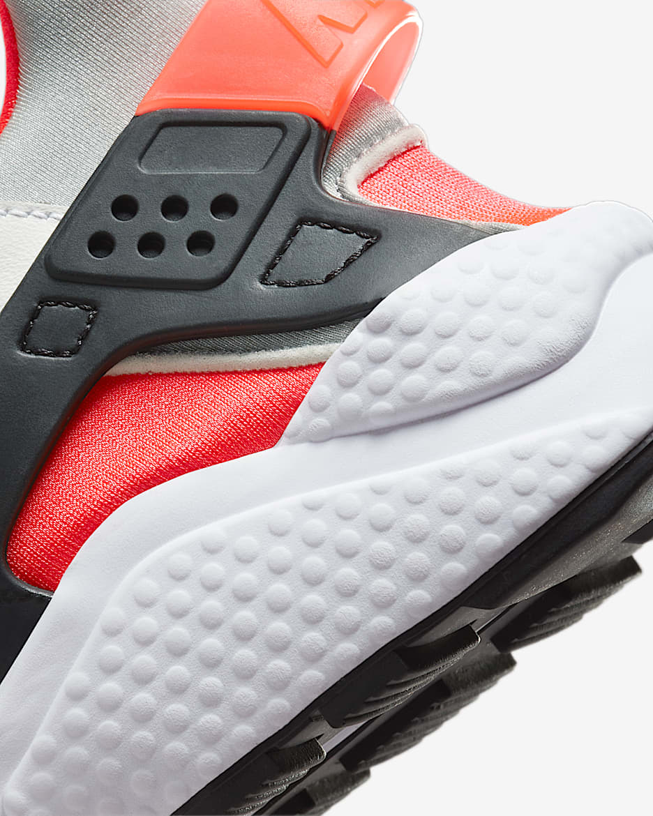 Nike Air Huarache Men's Shoes - White/Infrared 23/Black/Metallic Silver