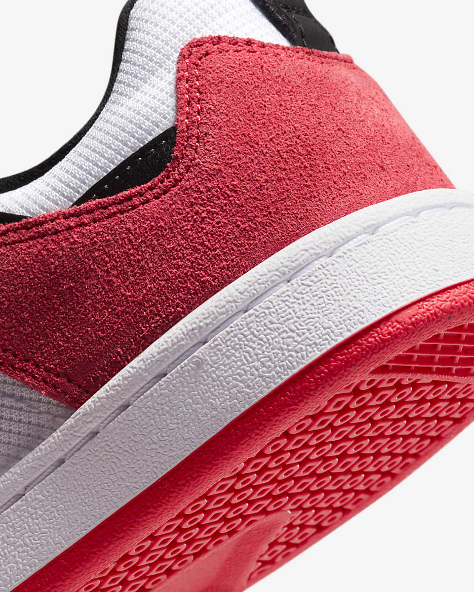 Nike SB Alleyoop Skate Shoes - White/University Red/White/Black