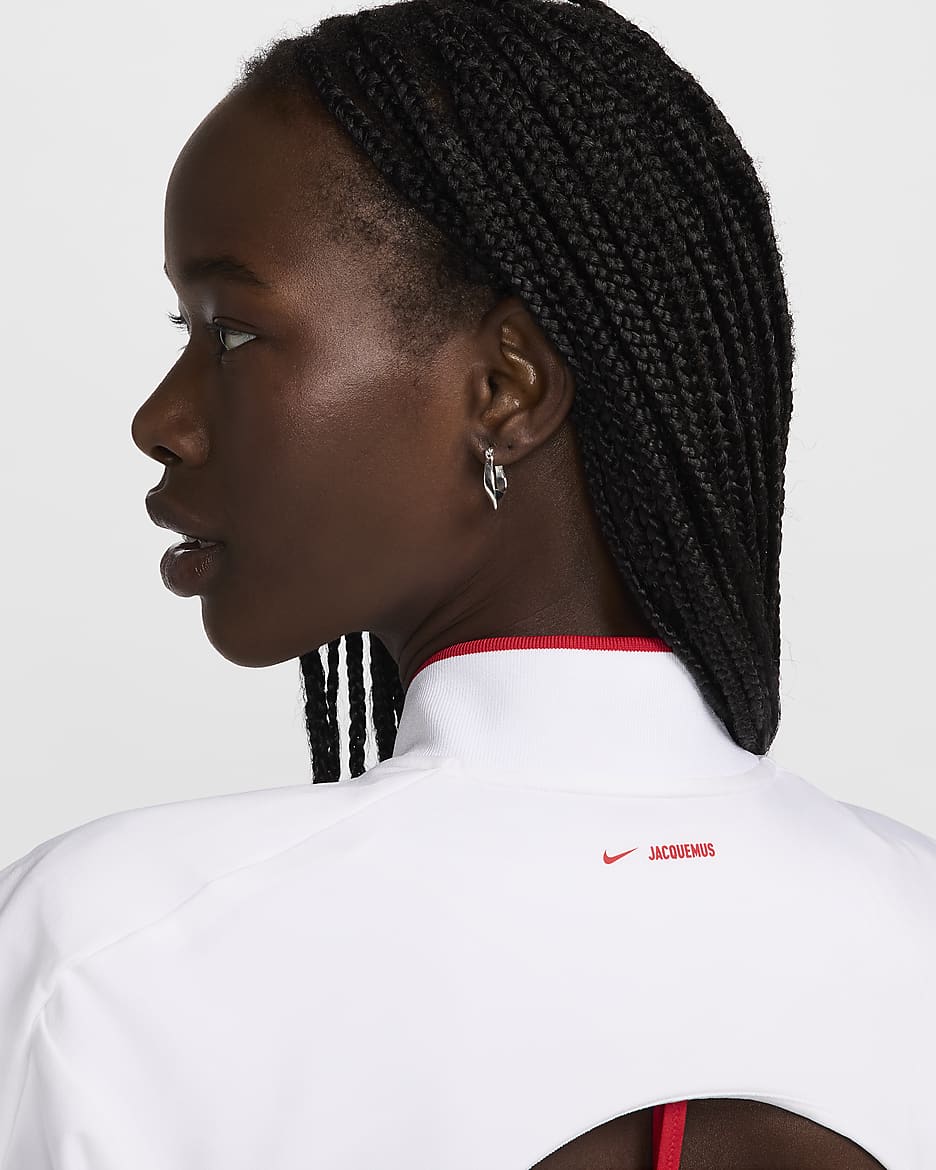 เดรสผู้หญิง Nike x Jacquemus - ขาว/University Red