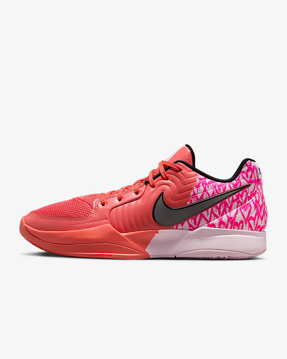 JA 2 'Heart Eyes' Basketball Shoes - Magic Ember/Pink Foam/Deep Night/Iron Grey