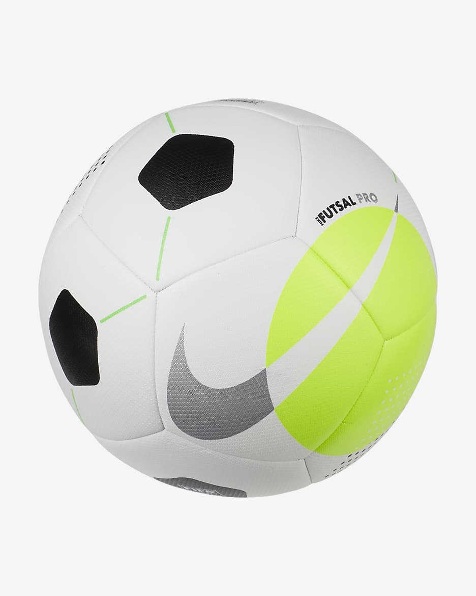 Nike Futsal Pro Fußball - Weiß/Volt/Silber