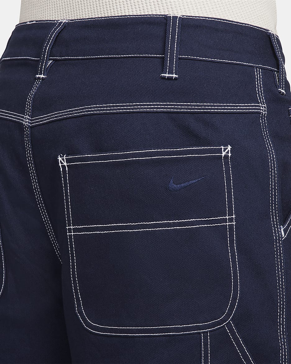 Nike Life Men's Carpenter Trousers - Obsidian/Obsidian