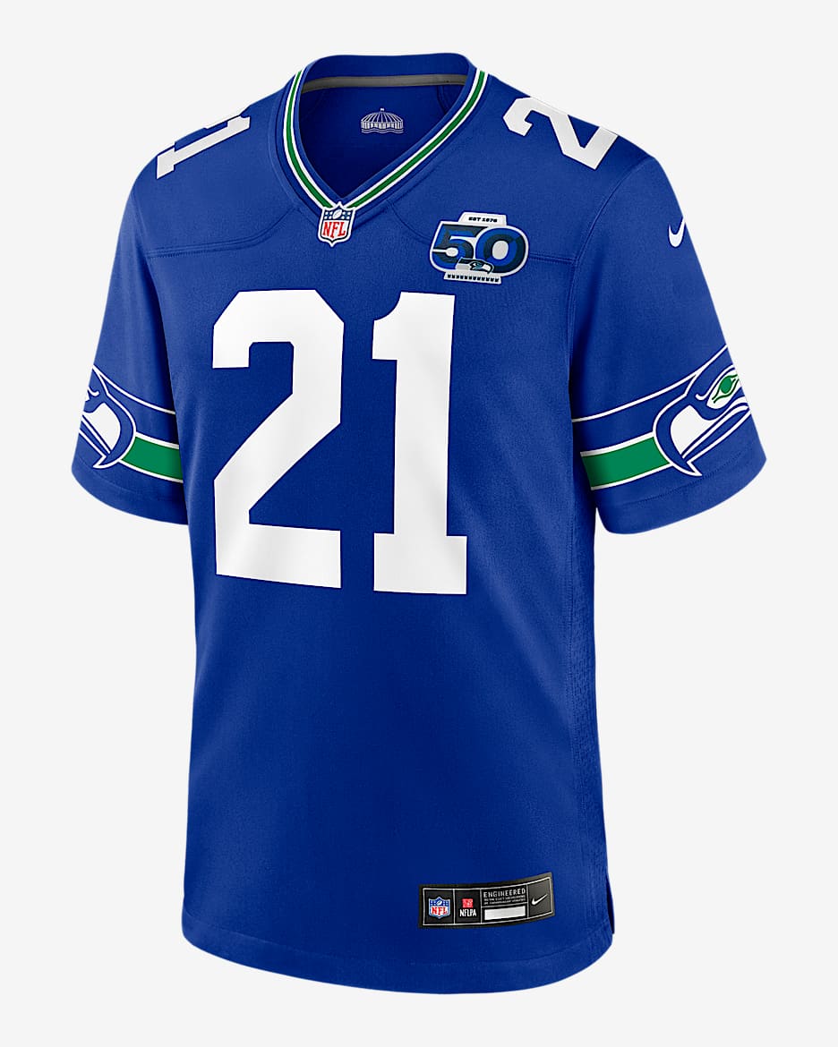 Devon Witherspoon Seattle Seahawks 50th Anniversary Men's Nike NFL Game Jersey - Royal