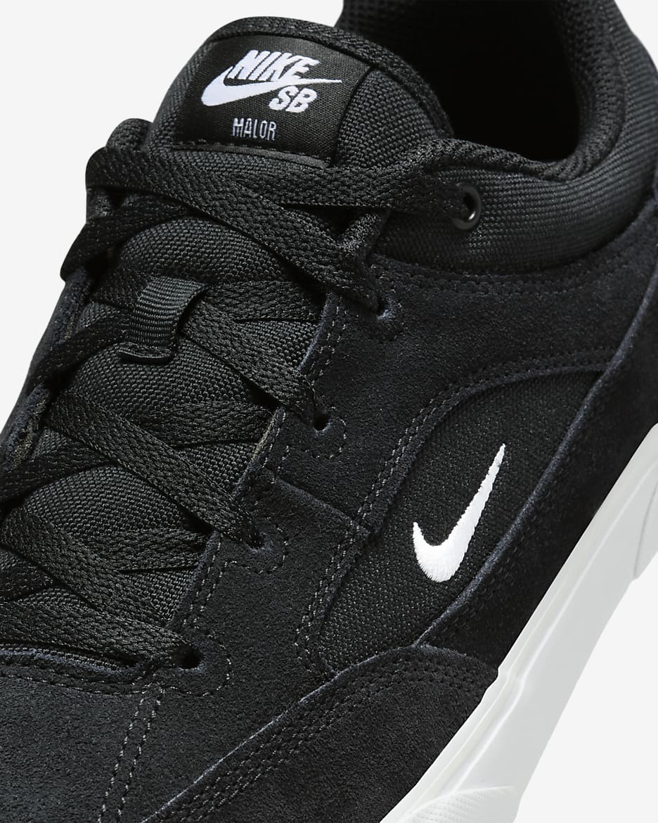 Nike SB Malor Schuh (Herren) - Schwarz/Schwarz/Weiß/Weiß