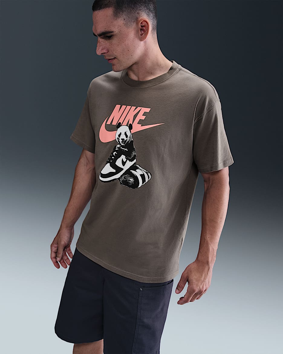 Nike Sportswear "Dunk" Men's T-Shirt - Cave Stone