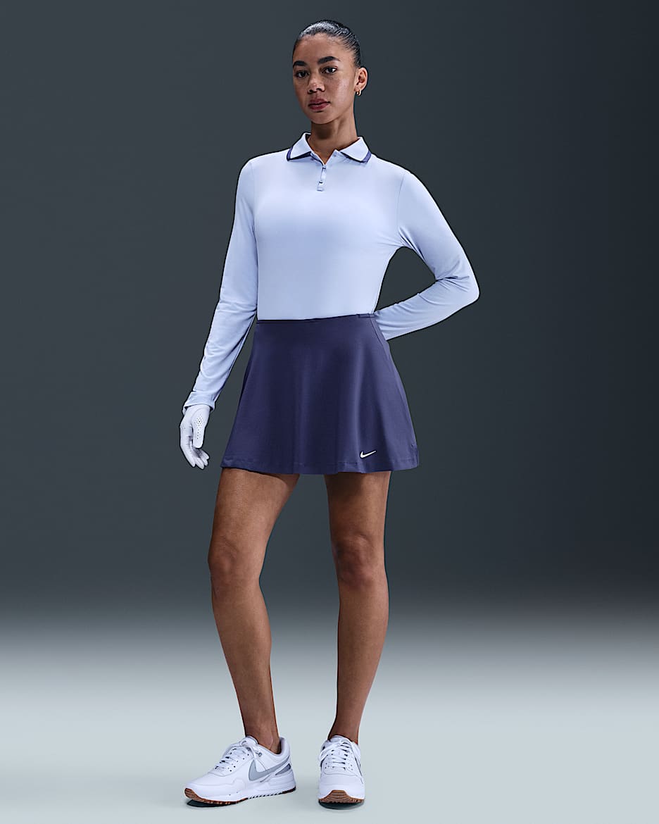 Nike Tour Women's Dri-FIT Flouncy Golf Skirt - Sanded Purple/White