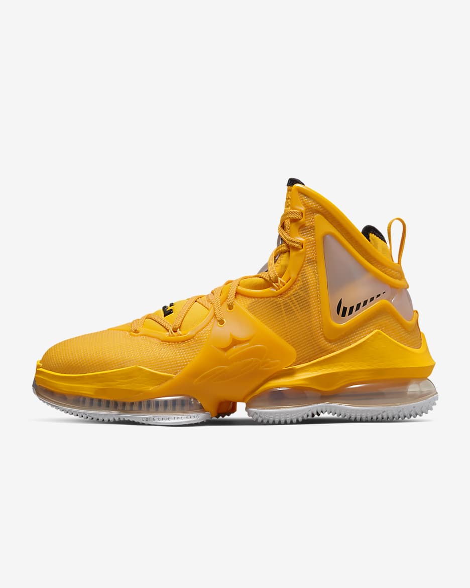 Chaussure de basket LeBron 19 - University Gold/University Gold/Noir