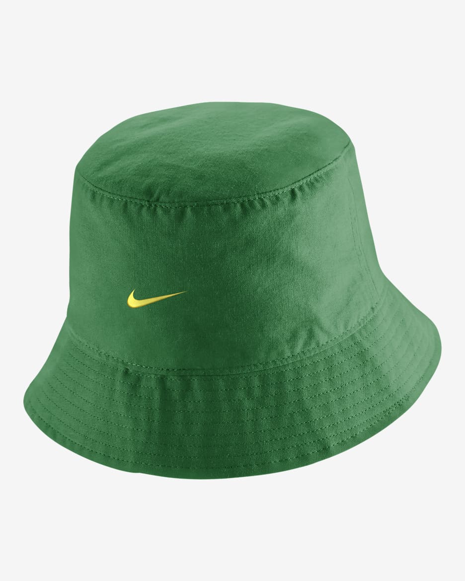 Oregon Nike College Bucket Hat - Apple Green