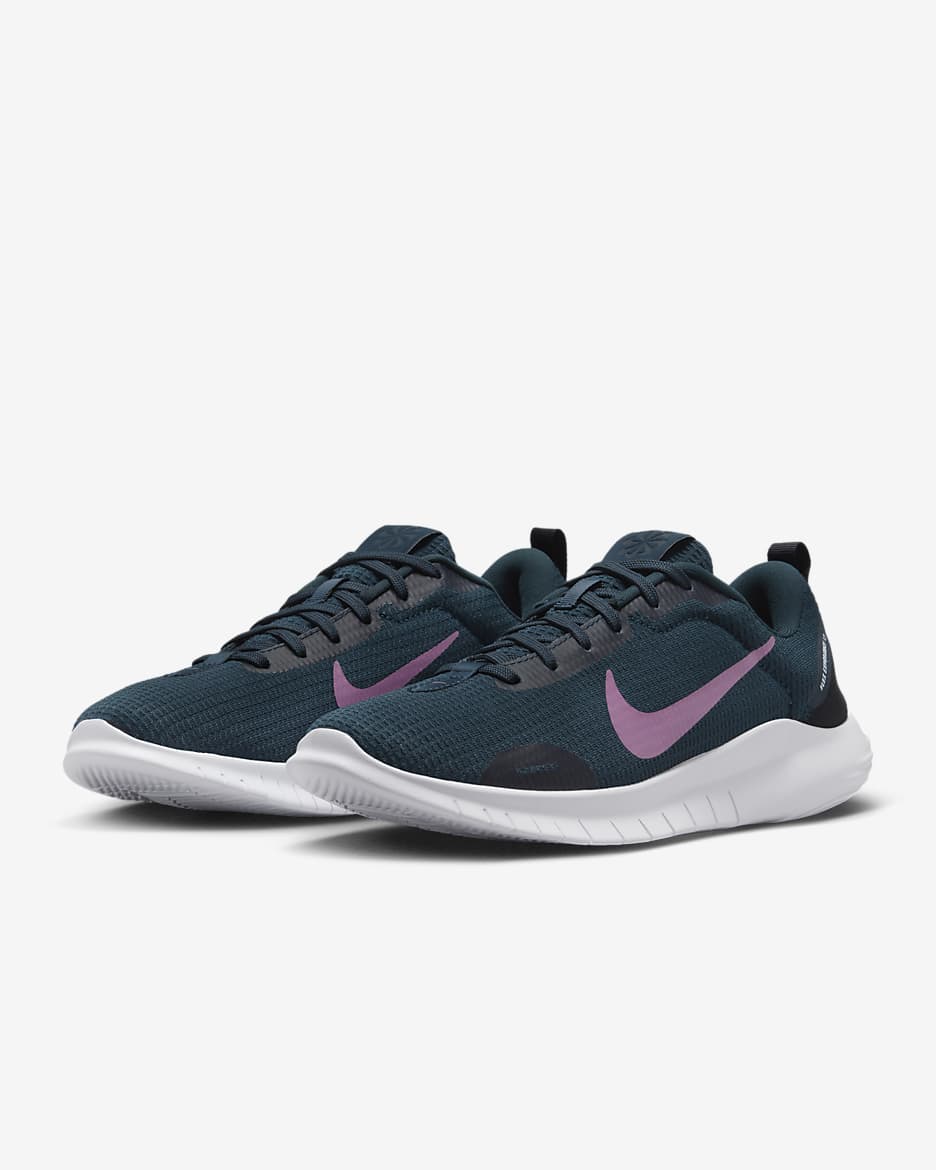 Nike Flex Experience Run 12 Women's Road Running Shoes - Armoury Navy/Black/Football Grey/Plum Dust