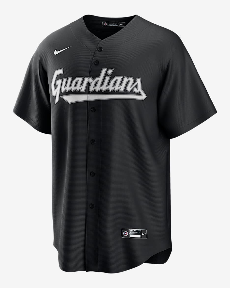 José Ramírez Cleveland Guardians Men's Nike MLB Replica Jersey - Black