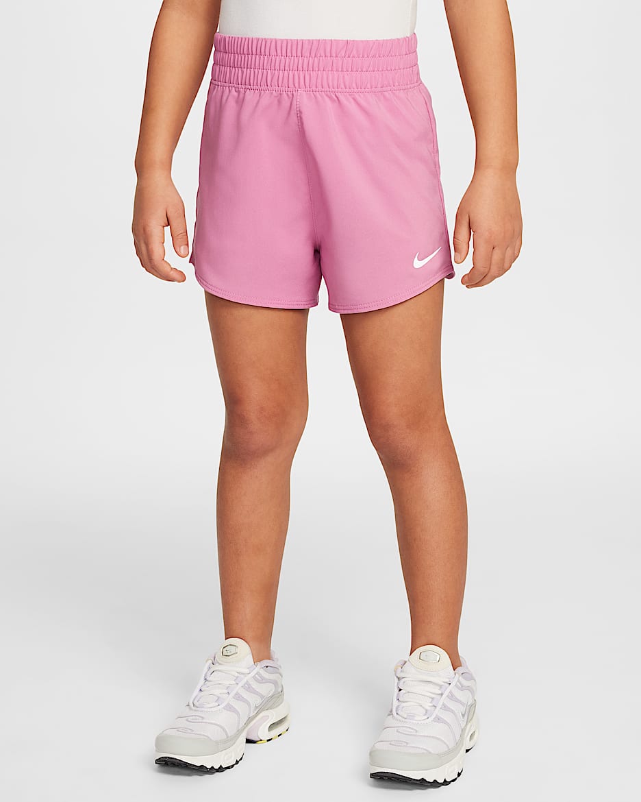 Nike Dri-FIT One Little Kids' Woven Shorts - Magic Flamingo