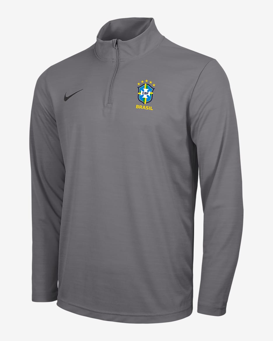 Brazil Men's Nike 1/4-Zip Intensity Top - Game Royal