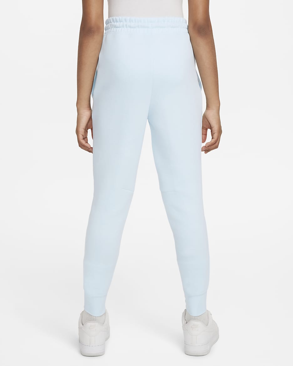 Pantalon de survêtement Nike Sportswear Tech Fleece pour ado (fille) - Glacier Blue/Noir/Noir